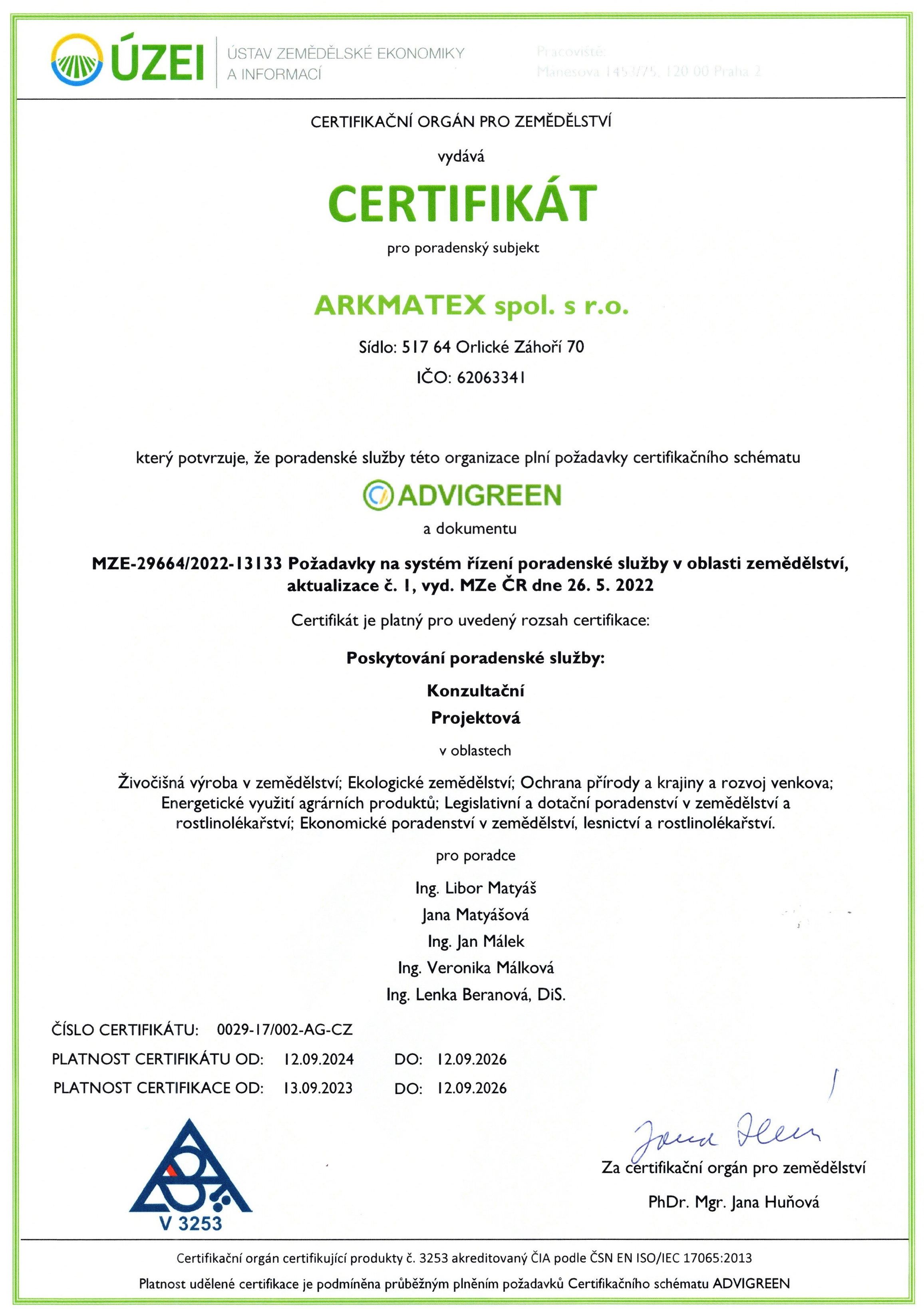 CERTIFIKÁT 0029 17002 AG CZ web